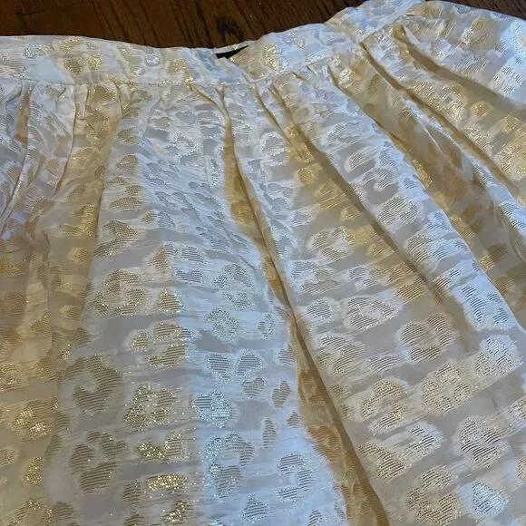 NWT Anthropologie Pankaj & Nidhi Burnout Shimmer Maxi Skirt Small #142 - Picture 6 of 6